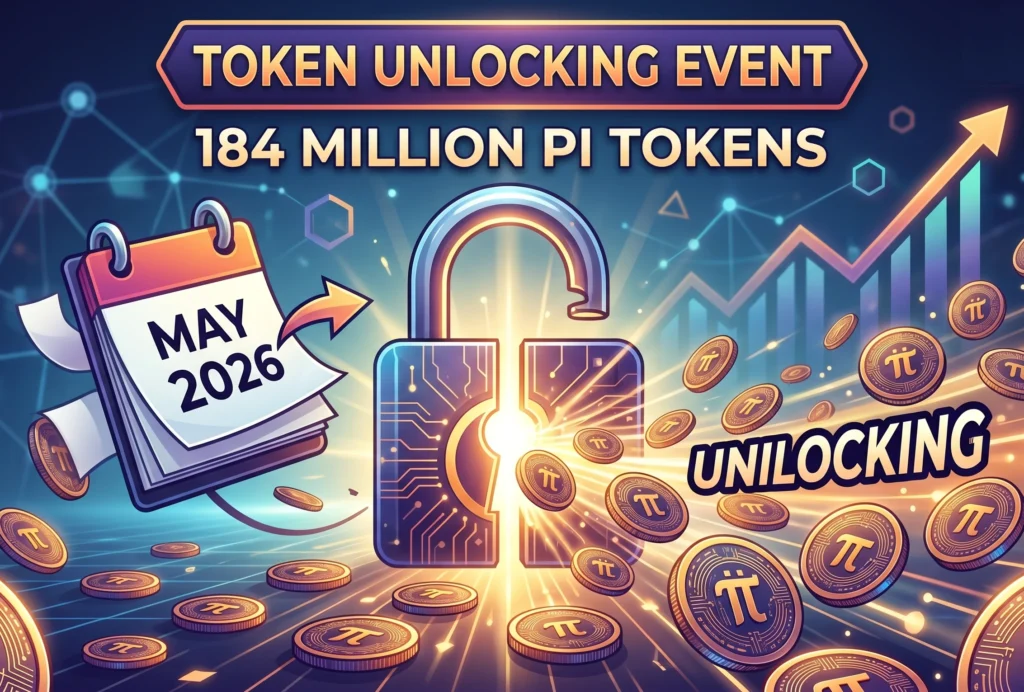 184 Million PI Tokens Unlocking in May 2026